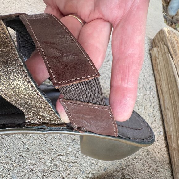 JOSEF SEIBEL BROWN LEATHER SANDALS WOMEN'S US SIZE 6 (EU SIZE 36) COMFORT SHOE - Picture 10 of 13